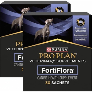 Purina Pro Plan Veterinary Supplements FortiFlora Dog Probiotic Supplement(60 Count)